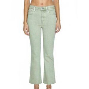 Pistola Lennon High Rise Boot Crop Jeans Women Size 27 NWT Raw Hem Pants